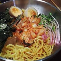 イチオシの甘辛キムチのせヤマサ醤油コラボご飯がススムのキムチまぜ麺③