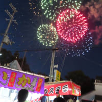 加東市花火大会　東条湖上に花開く色と音との饗演