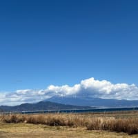 三保の灯台からの富士山