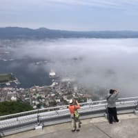 函館の街を隠す “雲海” ．．．