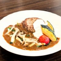 オリジナルハンバーグ３６５選　第462品目「温野菜とマスカルポーネのハンバーグカレー」