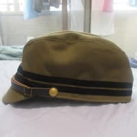 中田商店の海軍士官用第三種略帽の革製あご紐