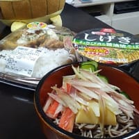 ミョウガの千切り山盛りそば…（ワサビ麺は後日）