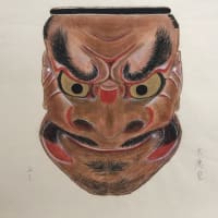 創作能面[愛ゆえに ]・小面の裏に般若あり - 能面アーティスト