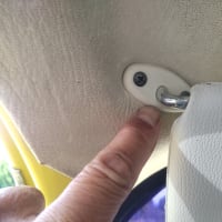 空冷ワーゲンの室内側サンバイザー