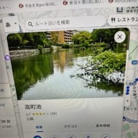 快晴日和の5月2日 高町池まで