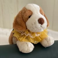 ワンちゃん柄のミニショルダーバッグ作りました♪