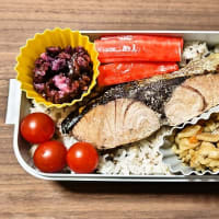 今日の手作り弁当（十六穀ごはんのぶりのしょうゆ糀漬弁当）（2025年6月23日）