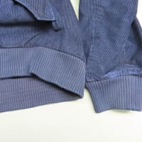 コーデュロイブルゾン（ブルックブラザーズ製）長期間保管による全体ヤケ　全体紺染　綿素材