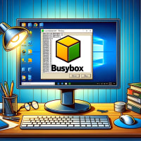 Windowsで常駐型bash+awkプログラム-BusyBoxでレジストリを使わず簡明に実装
