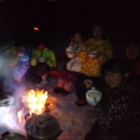 小坂さんチーム やっと夕食