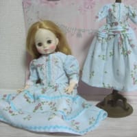 マダムアレクサンダーのアンちゃんのドレス作り ④完成～♪