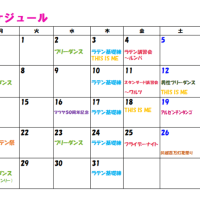 ７月の予定