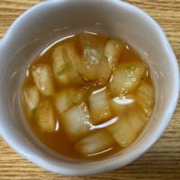 思いがけなく、アロエが鉢の中で育っている。はじめて食べてみた〜！