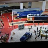 「マイクロドールハウス」の「鉄道模型走行会」