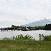 日本一長い鶴の舞橋から長勝寺三門へ