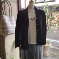 コットン　和紙カーディガン