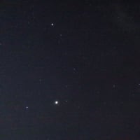 宿舎前で星景写真を撮ってみた