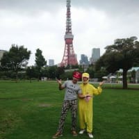 ピースライオンが東京タワーでインドネシア友人コラボ