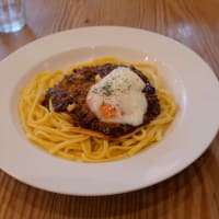 軽井沢プリンスショッピングプラザ「自家製生麺専門 プレミアム ポタパスタ カフェ リゾート」で渡り蟹のパスタと、ミカド珈琲でモカソフト。