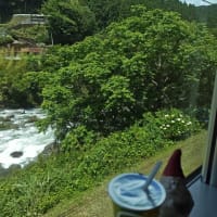 青空と南風の車窓
