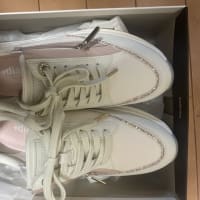 妻のスニーカーを買う。