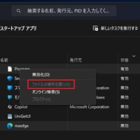 Windows 11 でタスクマネジャーのスタートアップ アプリに出現した「Program」とは何？