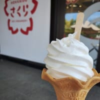 通り道のソフトクリーム
