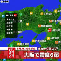 大阪北部地震