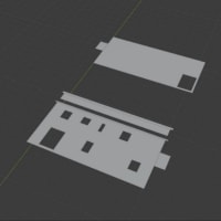 無料３DモデリングソフトBlenderで２D図面から建築パース作成