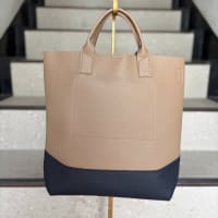 グランデ☆バイカラー縦長トートBAG