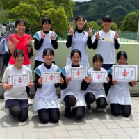 祝！インターハイ京都府予選団体戦　共栄高校テニス部史上初　３位！！