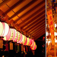 佐瑠女神社の万灯祭