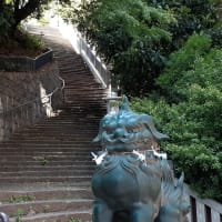 梅雨の晴れ間の愛宕神社
