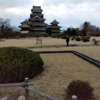 国宝　松本城へ