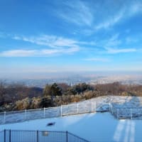 雪の生駒山