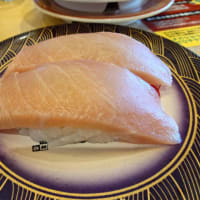 廻鮮江戸前すし　魚魚丸　稲沢店で回転寿司　　～地魚三貫盛り、マグロの中落ち軍艦、炙りきす、涼呼ぶ国産はもの湯引きにぎり、ホタルイカ沖漬けにぎりなど～
