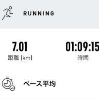 7/9今日もゆるい歩き走り7㎞（難しや〜）