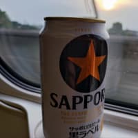仕事終わりの新幹線の中でビールで優勝する