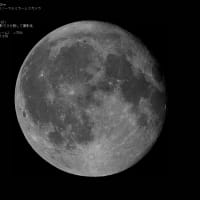 24/04/26  昨日の太陽黒点と月齢16日目のお月様。