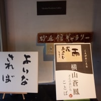 砂丘館「こえがきこえる 横山蒼鳳さんの書いたことば展」見に行ってきました。
