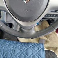 ハスラーの表皮剥がれまくりステアリングのリペア