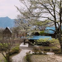 小舟集落のおてんま(協働作業)・鹿島様・天神様＆高津屋森林公園上空からの風景