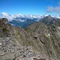 北アルプス　奥穂高岳 南稜