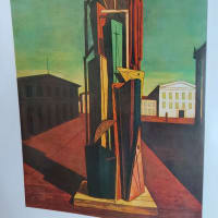 一枚の絵画と詩　１6　『巨大な形而上学者』　ジョルジョ・デ・キリコ