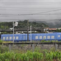 日豊本線特急列車　883系30周年今日も。はじめまして。 青いソニック