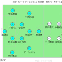 観戦レポ。2014/08/03、J2第25節、横浜FC－カターレ富山