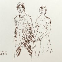 翔平と　真美子夫人の　レッドカーペット