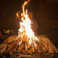 NO１７７１・７月ご神木ファイヤ―プージャ写真