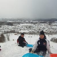 ぶなの森の冬休み　６日目　最後の雪遊び&さよならパーティ